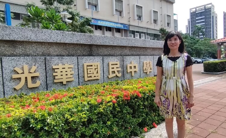▲光華國中「校園公車亭創意設計競賽」，在校長王小芬的全力支持下，寫下校園美學的新篇章。（圖／記者陳立驌攝）