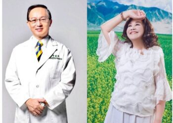 ▲由許心華（右）博士主持的「名醫到我家空中講座」，邀請到「白疤之父」的整形外科醫師曹賜斌主講。（圖/許心華博士提供）