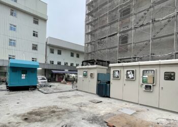 ▲東港安泰醫院宣布動力中心已完成拆除，整棟醫療大樓修復工程正式啟動。（圖／蘇清泉團隊提供）