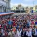 ▲國民黨屏東縣黨部慶祝130年黨慶，現場約五百人參與。（圖／屏東縣黨部提供）