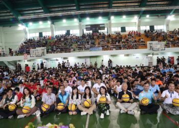 ▲2025高雄市社教盃籃球鬥牛賽全體選手大合照  。（圖／高雄市社教館提供）