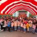 ▲北港朝天宮媽祖聖駕首度蒞臨高雄市燕巢區慈德育幼院，為院內孩子祈福。（圖／慈德育幼院提供）