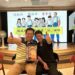 ▲知名漫畫家林政(右)與左營、楠梓市議員參選人薛兆基(左)展開深度交流，雙方針對漫畫文化、青年藝術培育、眷村活化及文化產業發展交換意見。（圖／薛兆基服務處提供）