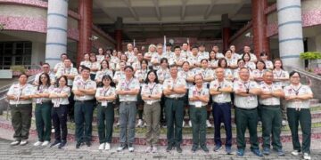 ▲中華民國童軍總會國家研習營於5月29日至31日在屏東市崇蘭國小舉辦「屏東縣第36期幼童軍服務員木章基本訓練」，透過三天紮實課程，培養更多具備專業素養與教育熱忱的幼童軍領導人才。(屏東縣童軍會提供)