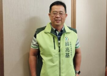 ▲高雄市左楠區議員參選人薛兆基。(資料照/陳立驌攝)