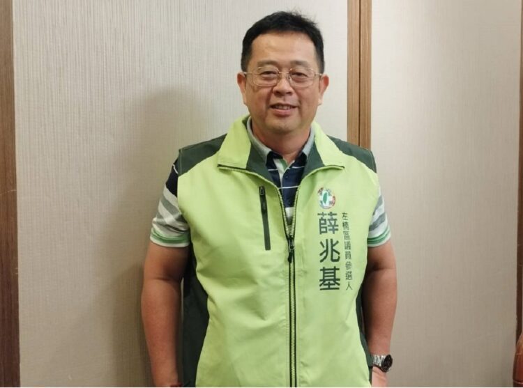 ▲高雄市左楠區議員參選人薛兆基。(資料照/陳立驌攝)
