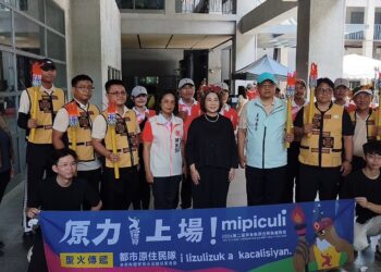 ▲「2026第二屆屏東縣原住民族運動會」舉行活動揭幕記者會，正式公開本屆主視覺與活動標語「原力‧上場 mipiculi」。（圖／記者陳立驌攝）
