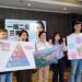 ▲民進黨高雄市長參選人林岱樺舉行第三場政策記者會，正式提出「一纜二塔三黃金」世界級港灣發展計畫。（圖／記者陳立驌攝）