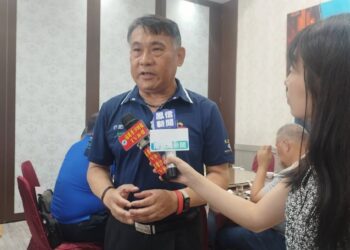 ▲「台灣青少年高爾夫協會」理事長郭憲睿說明，未來推展策略將由全國性與區域性兩個協會共同分工合作。（圖／記者陳立驌攝）