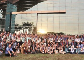 ▲來自全球超過50個國家、500多位童軍領袖代表齊聚，睽違36年的「亞太童軍領袖會議（APSC）」於高雄展覽館盛大開幕。（圖／高雄市教育局提供）