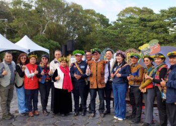 ▲三地門鄉公所於德萊公園舉辦「藝境啡凡暨德文觀星活動成果展」，透過文化成果展，展示原住民族多元產業發展2.0計畫階段性成果。（圖／記者陳立驌攝）