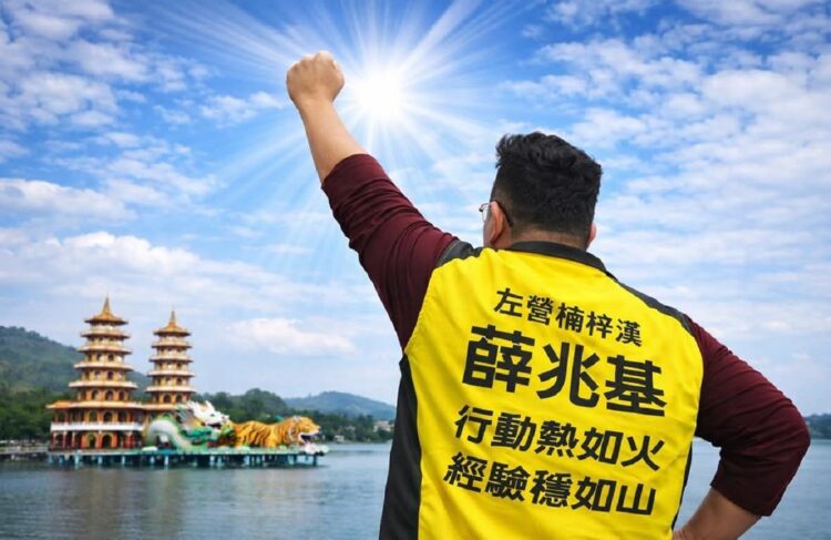 ▲市議員參選人薛兆基提出「火山宣言」，強調以具體政策藍圖翻轉左楠經濟結構，讓科技紅利真正外溢至在地產業與生活層面。（圖／薛兆基團隊提供）