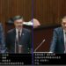 ▲經濟部長郭智輝答詢時回答「若把敦親睦鄰費拿掉，看他們還會不會支持」。（圖／翻攝自質詢畫面）
