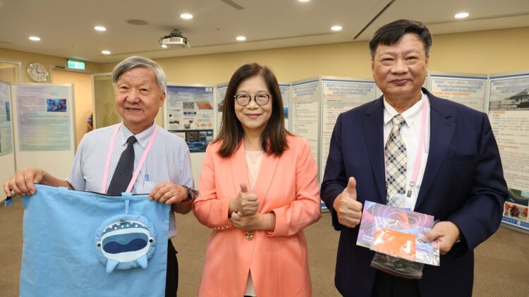 ▲海洋委員會主委管碧玲在台北跨海慰勉。（圖／海洋委員會提供）