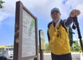 ▲無黨籍左營楠梓市議員參選人薛兆基提出「城市自然公園革新」理念，主張半屏山應從過去偏向封閉式的保育管理，讓自然不再只是遠觀風景，而是真正融入城市生活的一部分。（圖／薛兆基服務處提供）