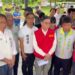 ▲行政院長卓榮泰27日南下屏東，先後前往內埔鄉中林排水改善工程及九如鄉蔬菜產區視察災情。(圖/翻攝自蘇清泉臉書)