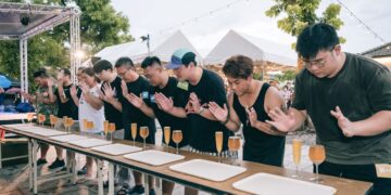 ▲全新推出的「嗨啤趣味推杯賽」，鼓勵民眾組隊參與競賽，每組優勝隊伍最高可獲得千元獎金。(圖/屏東縣文化處提供)