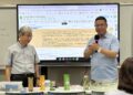 ▲教育局國小科陳盟方科長於開幕儀式致詞。（圖／樹人醫專提供）