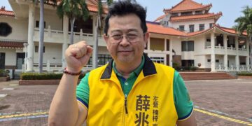 ▲左營、楠梓市議員參戰人薛兆基提出整體觀光升級方案，直指區域長期缺乏星級旅館，導致觀光停留時間短、消費層次偏低，是影響蓮池潭產值成長的關鍵因素。(圖/薛兆基團隊提供）