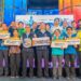 ▲高雄市政府勞工局於美麗島捷運站光之穹頂舉辦年度記者會，正式宣告「高雄五恁・團結五伊」勞動節系列活動啟動，邀集各工會與各界代表共同見證，為為期近兩個月的活動揭開序幕。（圖／高雄市勞工局提供)